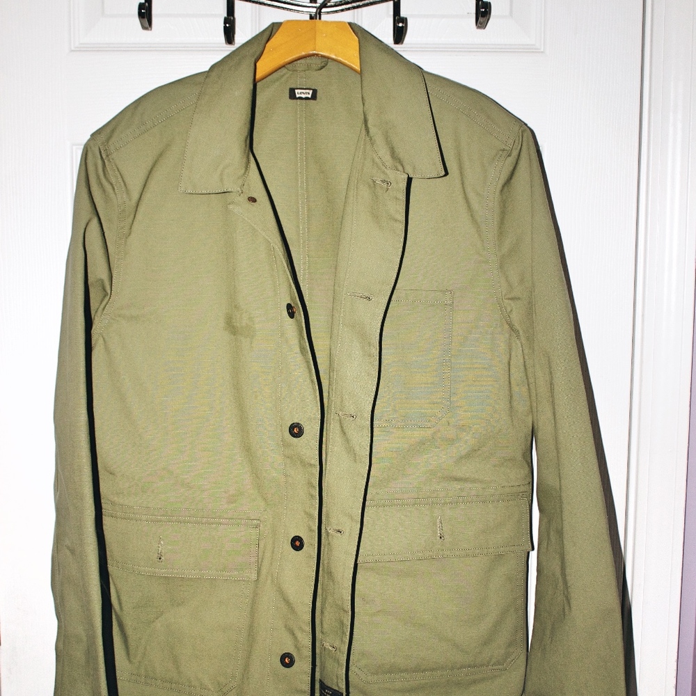 Levi Olive Green Cargo Jacket